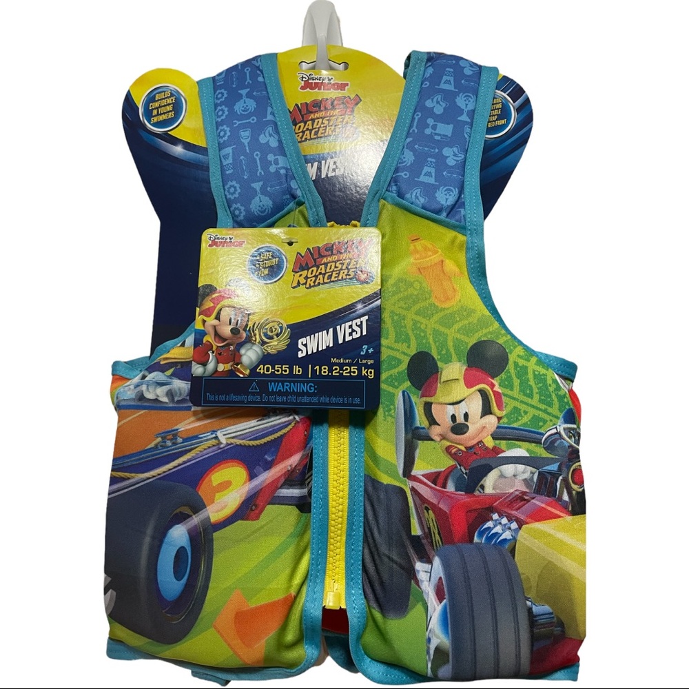 Mickey Disney Junior Swim Vest‎ For Kids 40-55 lb